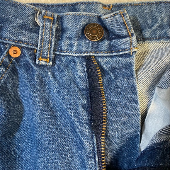 Vintage Big E LEVIS maroon label flare, high waist rare jeans vintage size 5 - Picture 14 of 14